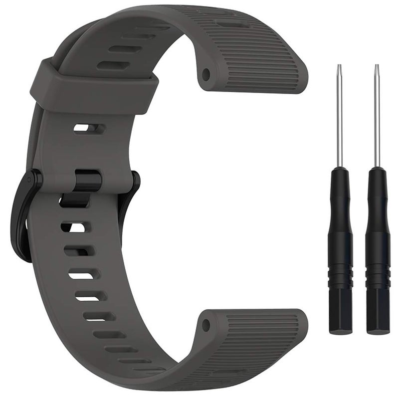 QGHXO Band for Garmin Forerunner 945, Soft Silicone Replacement Watch Band Strap for Garmin Forerunner 935 Smart Watch (No Tracker) - Image 5